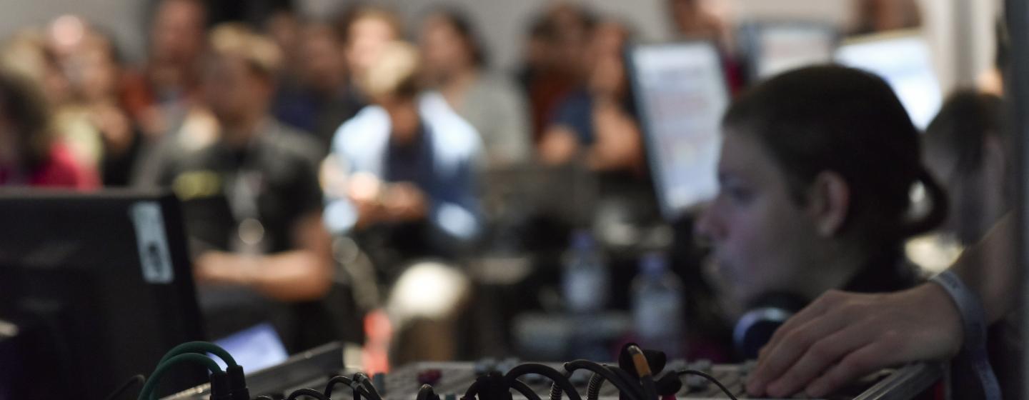 Das Publikum der Privacy Week. Bild von Chaos Computer Club Wien (C3W)