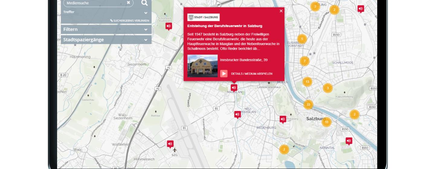 Ausschnitt Screen Projekterweiterung Salzburg