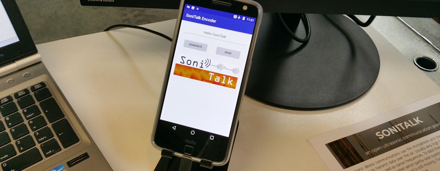 SoniTalk encoder prototype