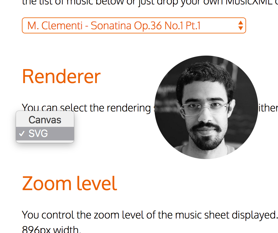 Open Sheet Music Display unterstützt jetzt SVG Rendering