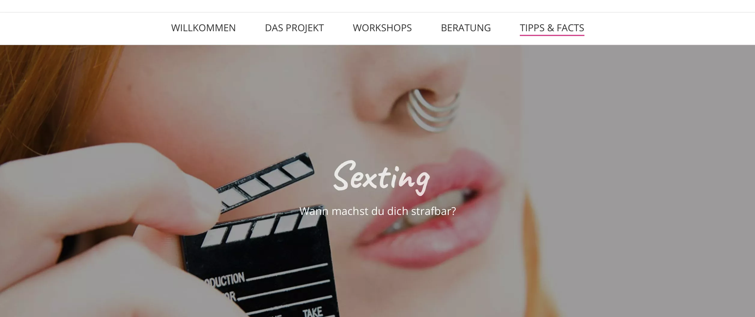 Screenshot Seetalks Webseite