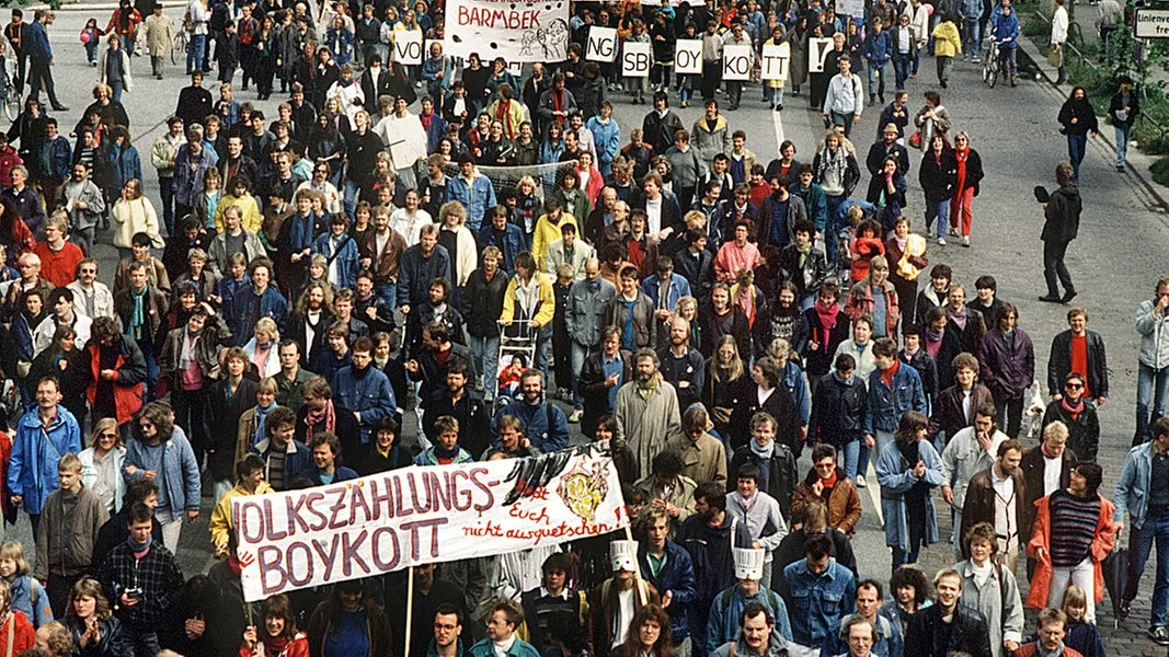 Protest gegen die Volkszählung 1983 in Deutschland