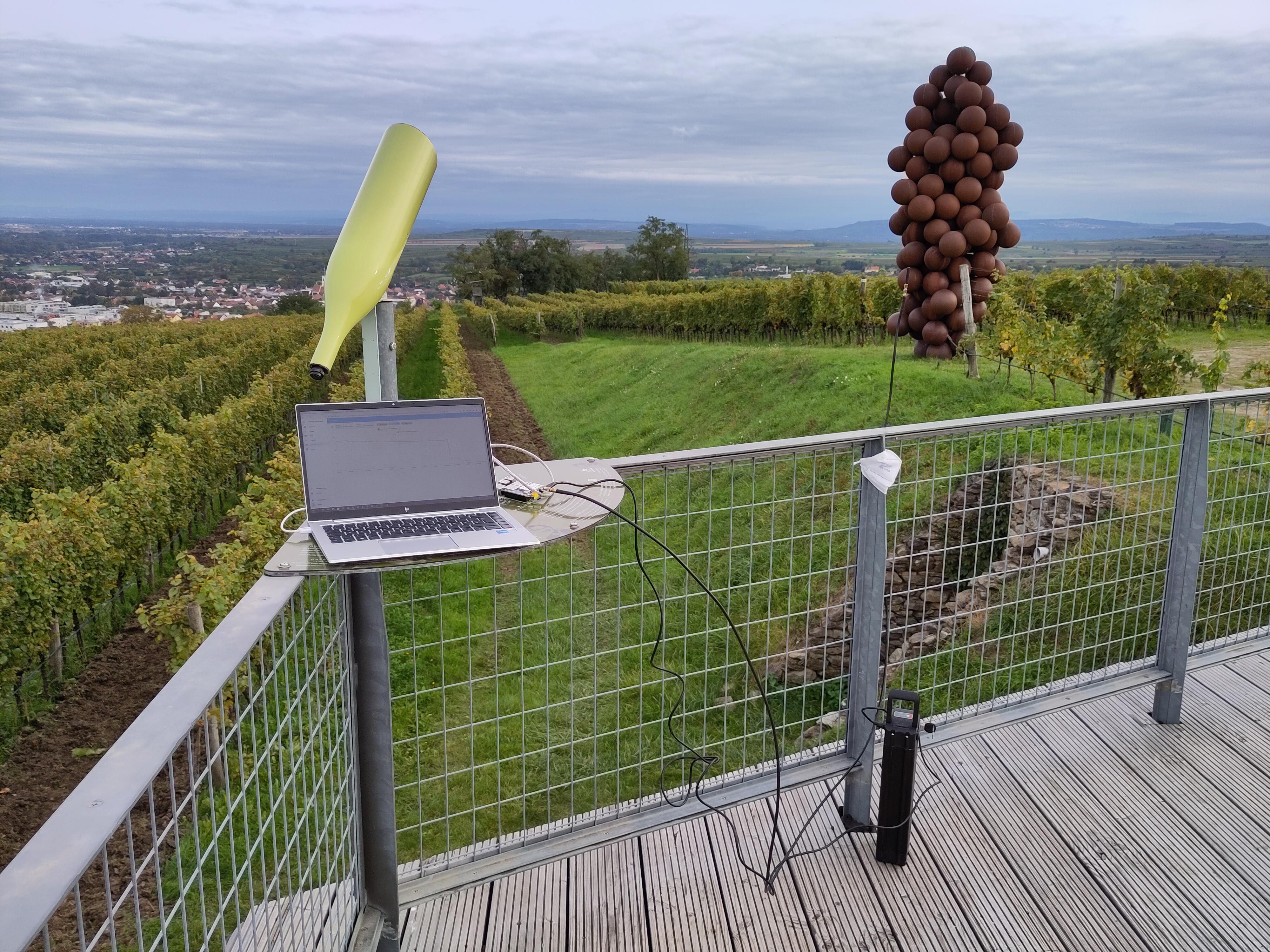 LoRaBridge field test at the vineyards of Langenlois
