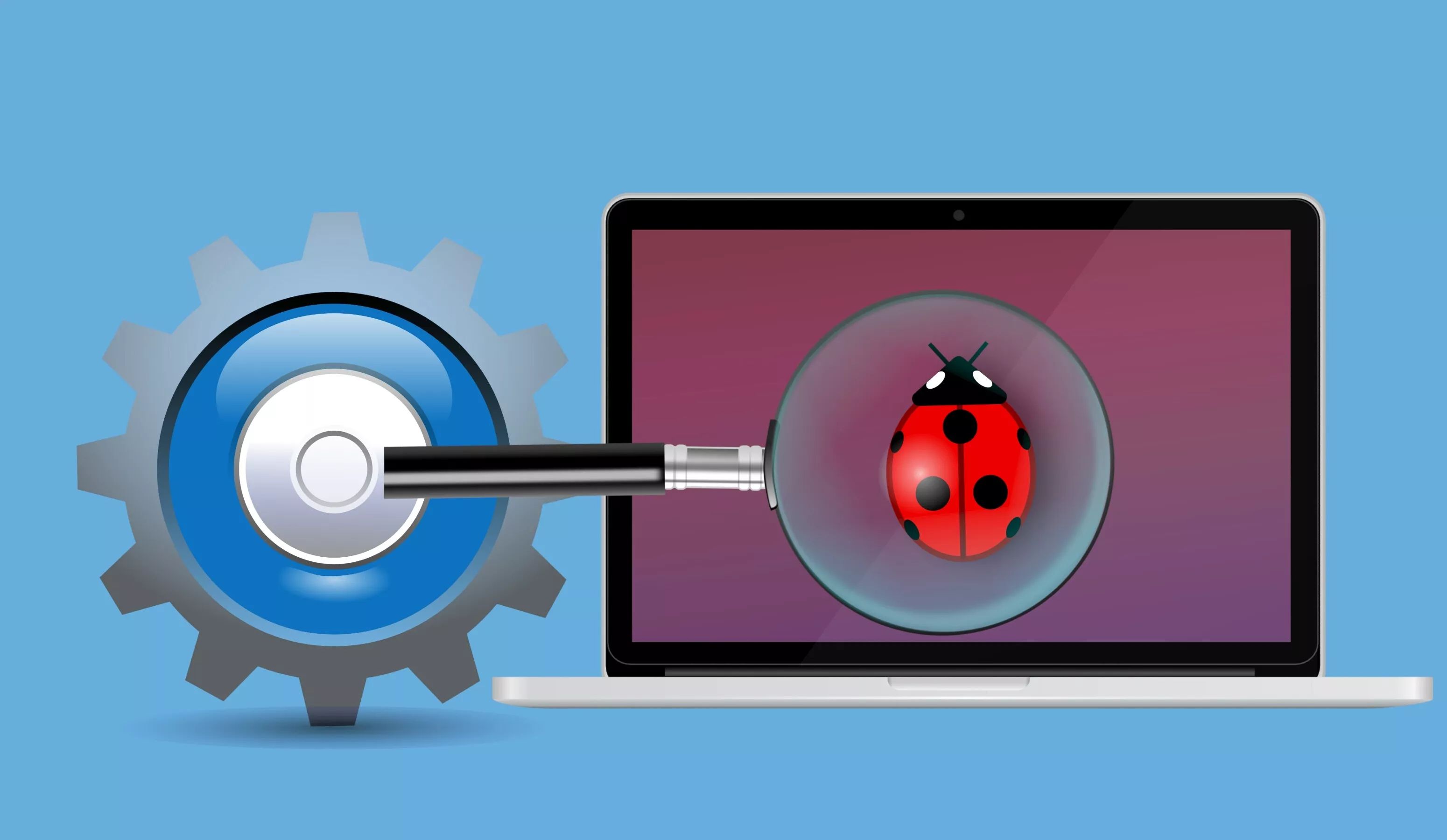 Suche nach Bugs mit der Lupe