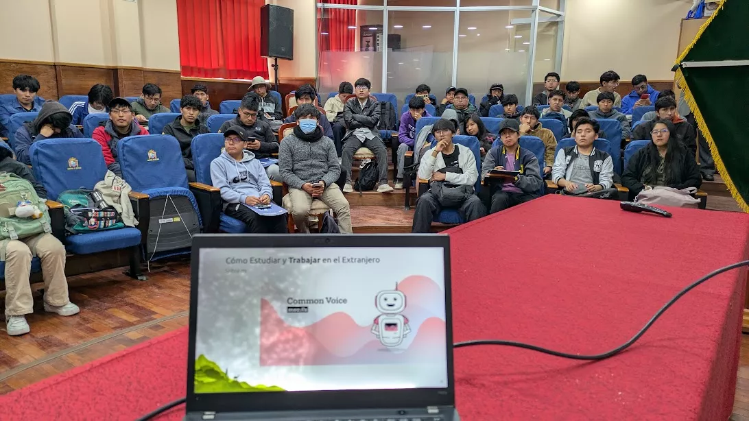 Event in Puno about the creacion of speech dataset for Quechua communities.