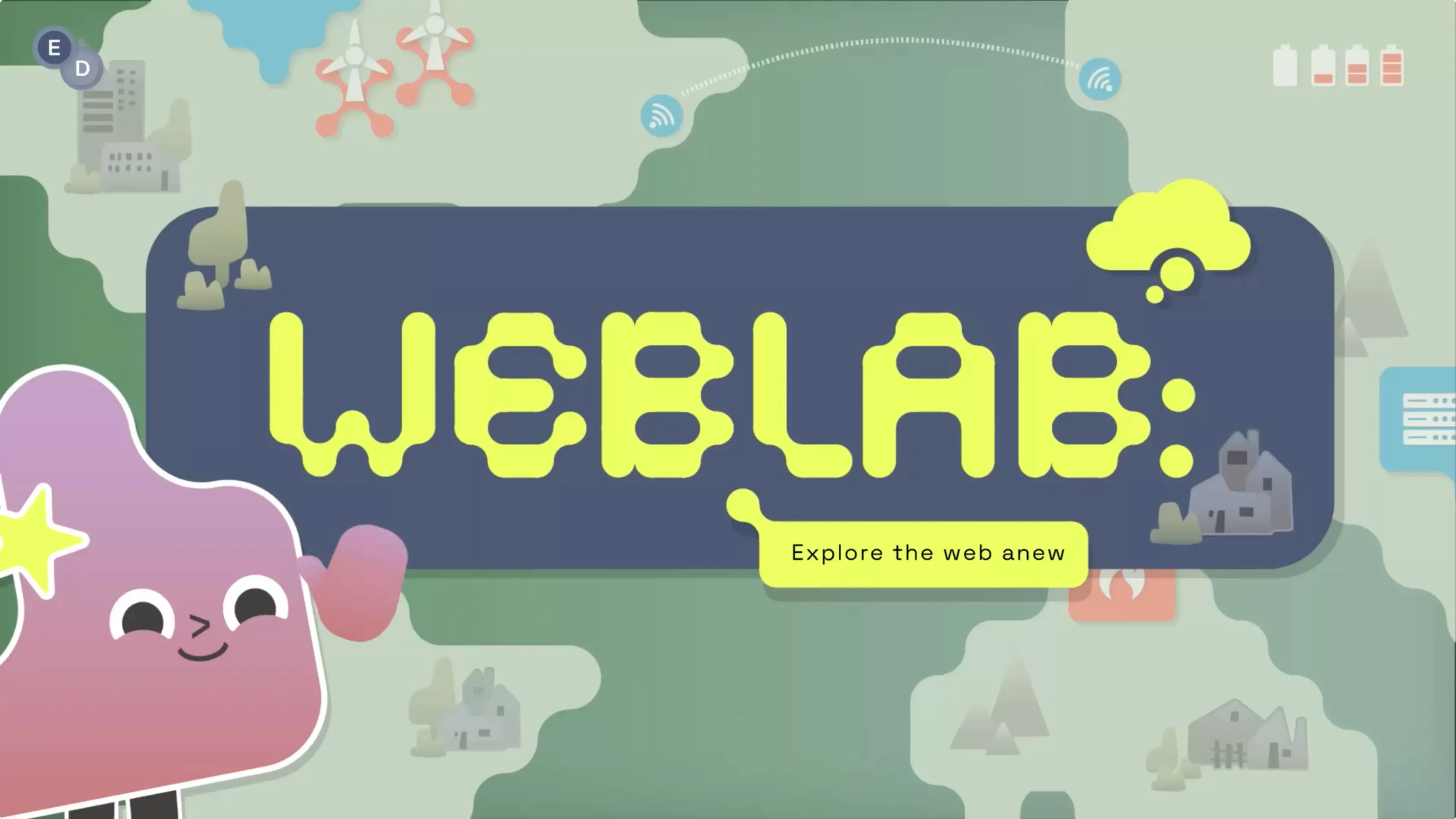 WebLab Logo mit Hintergrund
