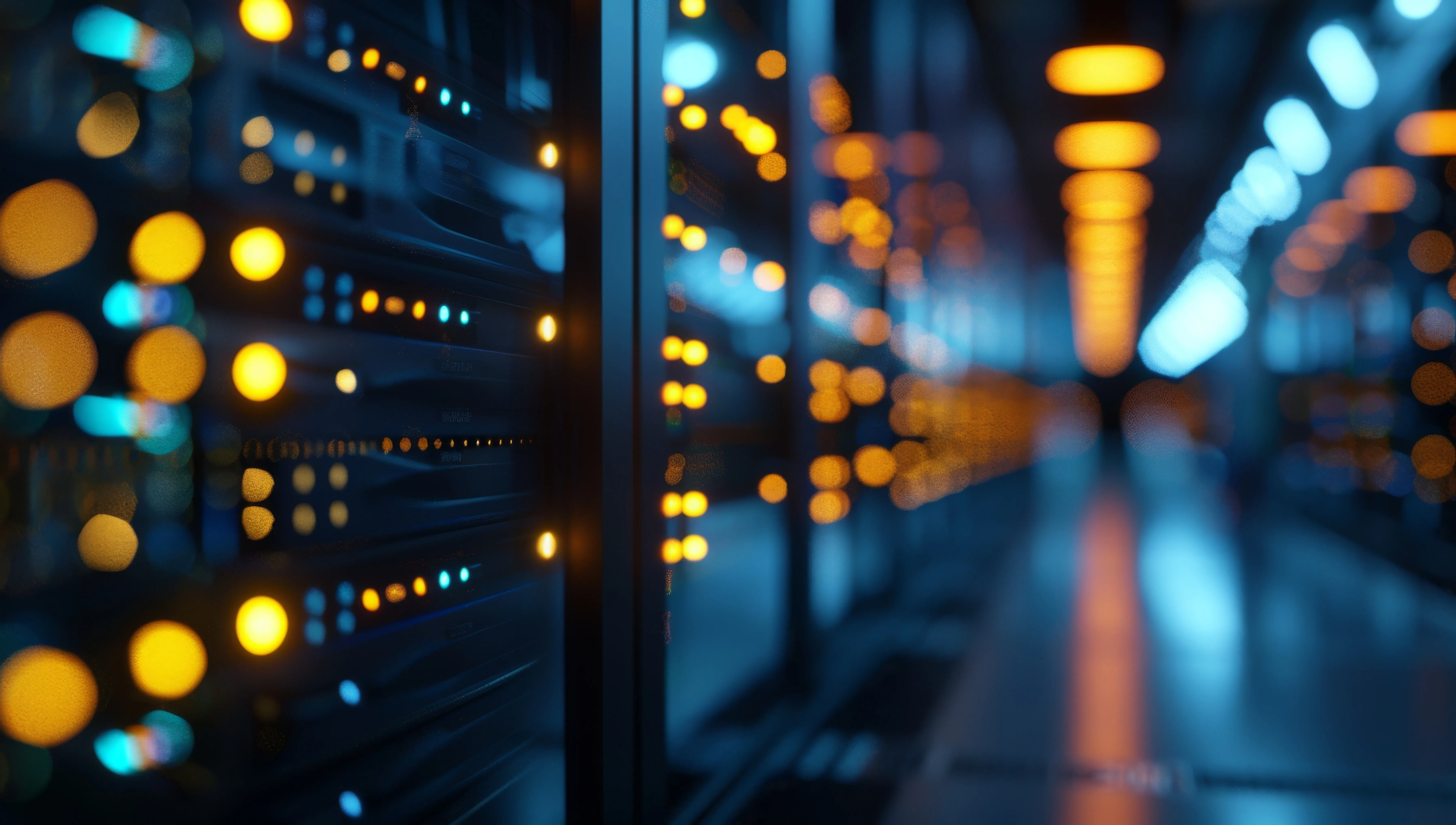 Picture of a data center.