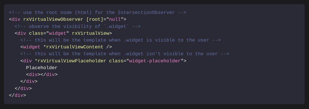 code example