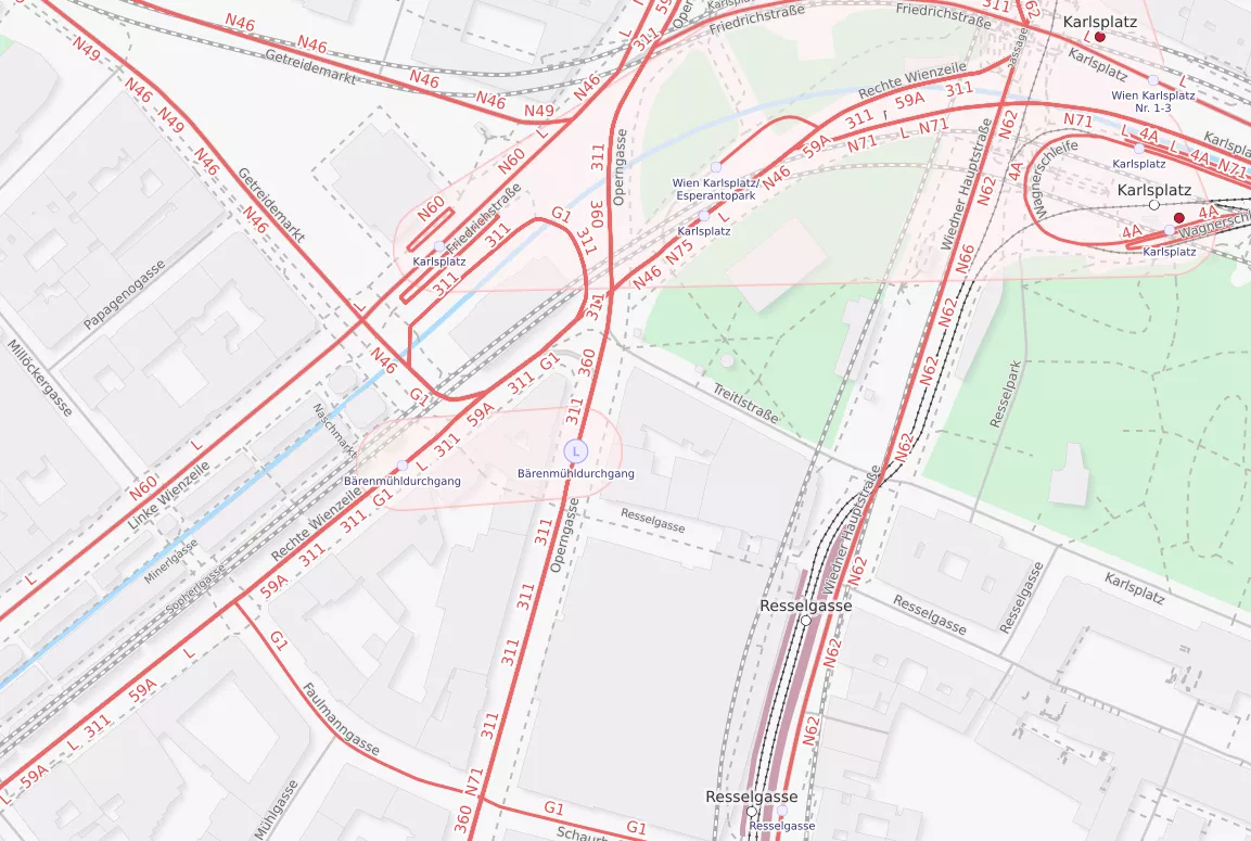 OSM Transport Stil