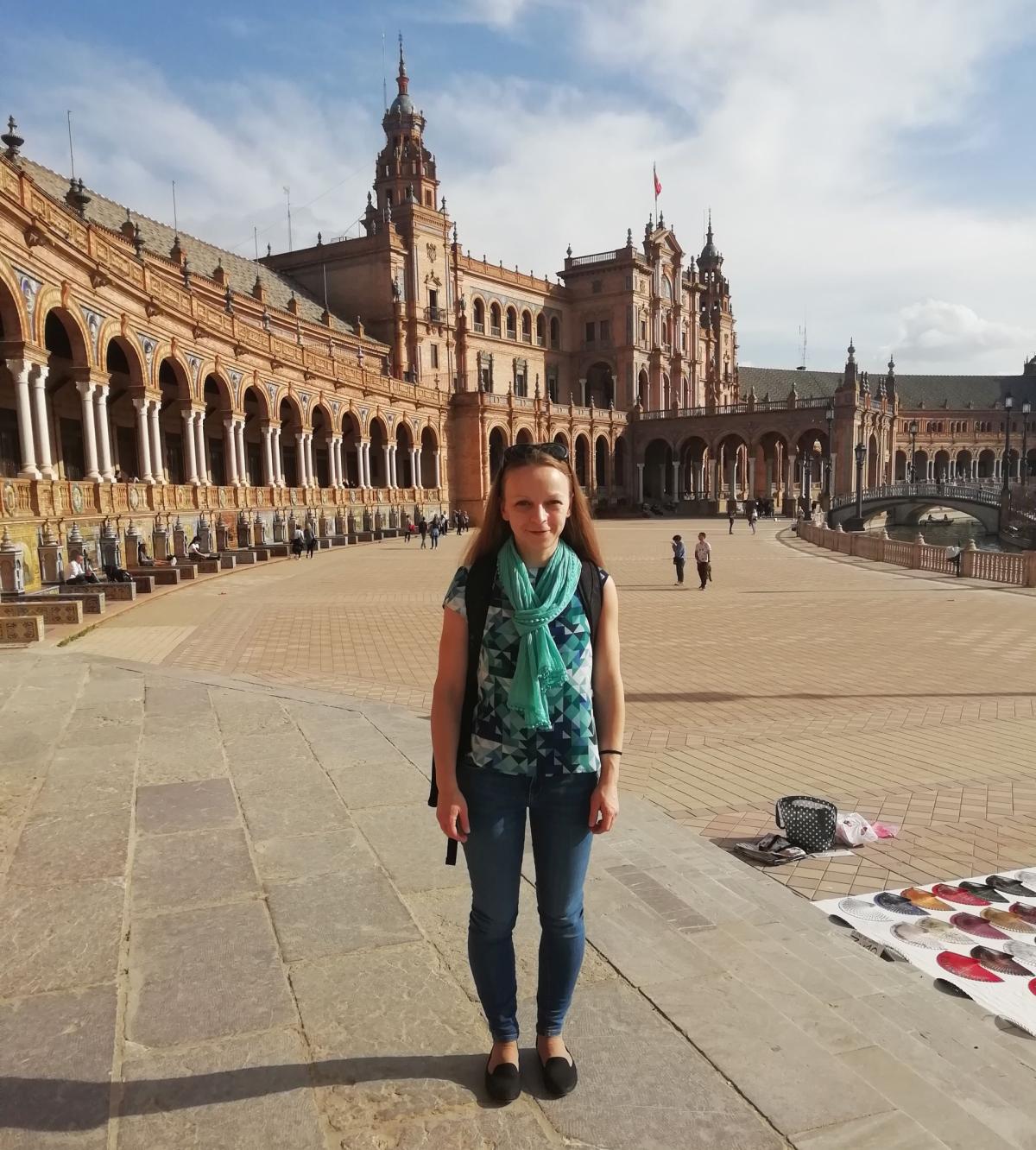 Beim Plaza de Espana