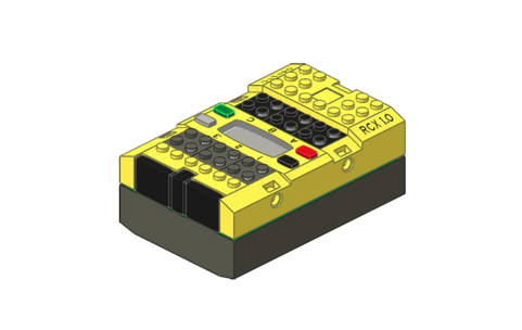 Altes Lego RCX als Vorbild für Roberta 4G