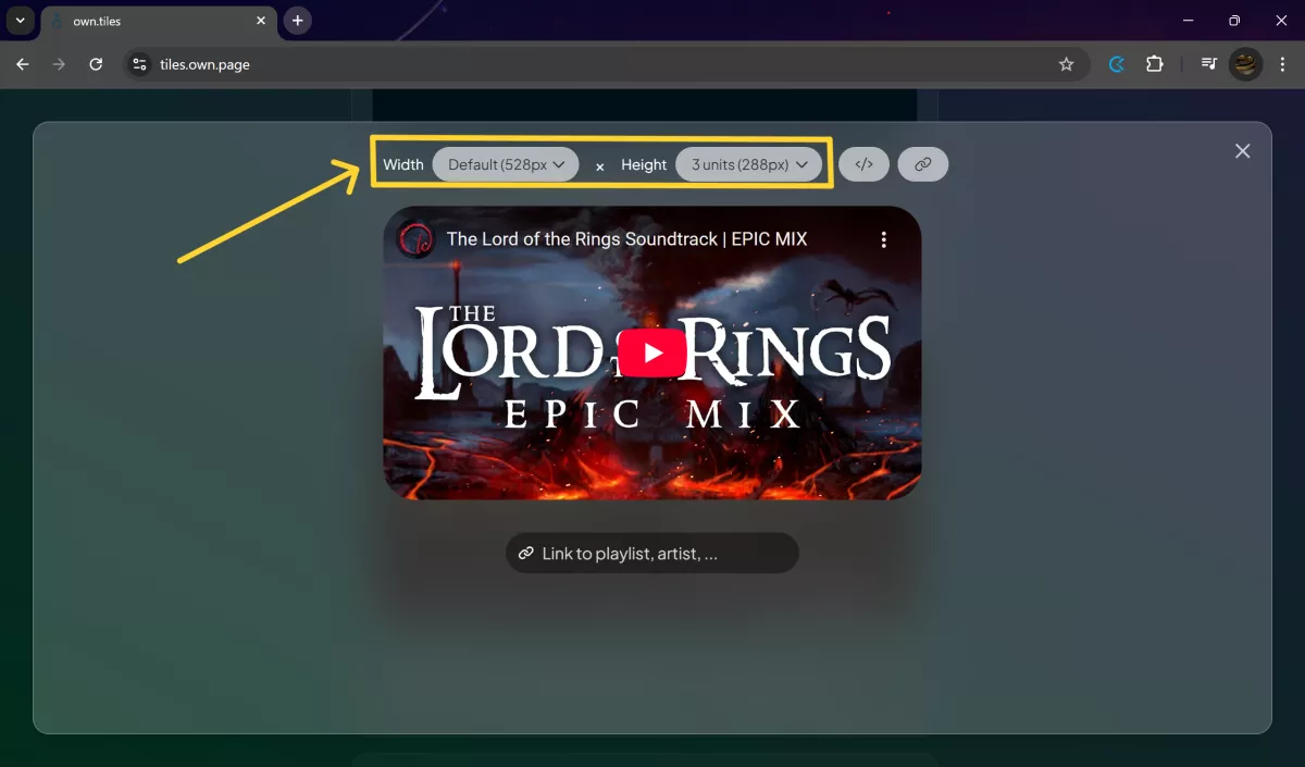 own.tiles - dimensions