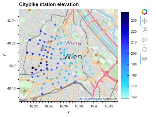 Höhenabfrage mit Prototyp Austrian Elevation Service