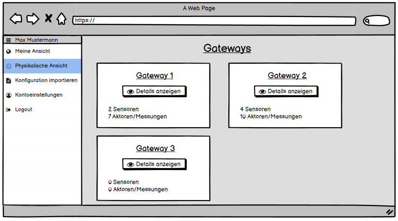Web-App - Gateways