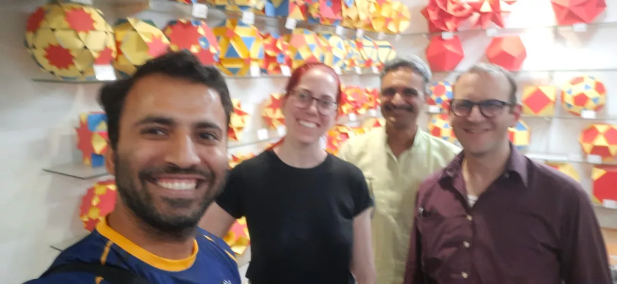 Selfie von Jay, Arun, Martina und Tobias.