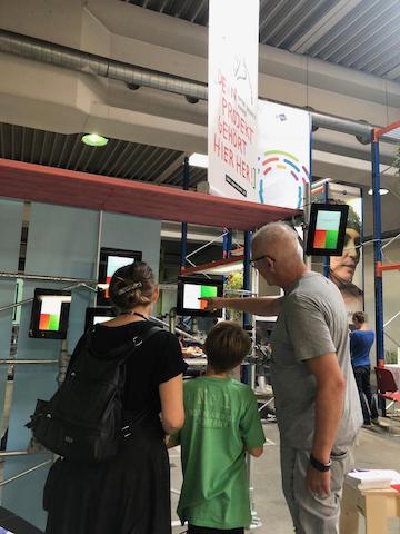 Stand auf der Ars Electronica