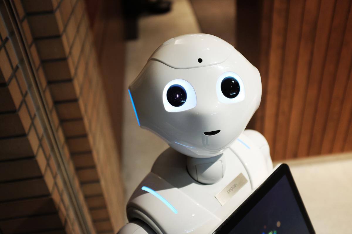 Der japanische Roboter "Pepper"