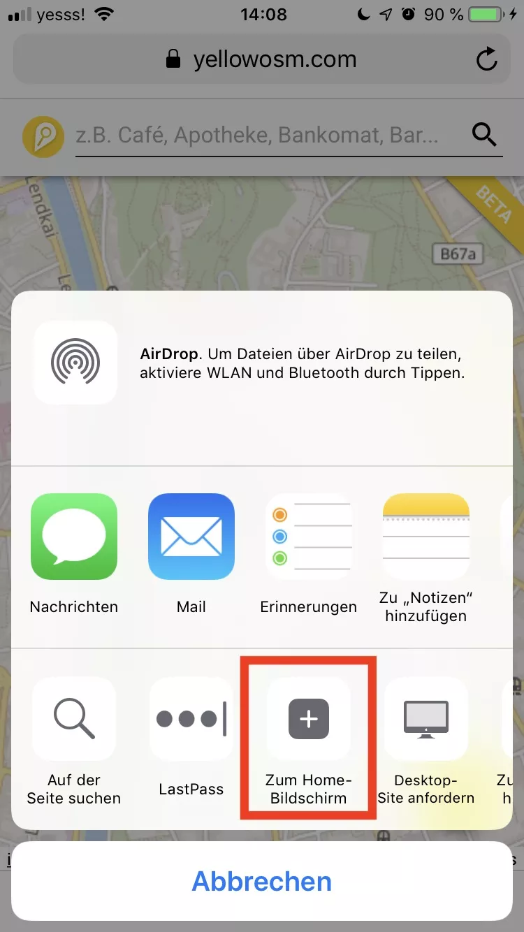 iOS Schritt 2