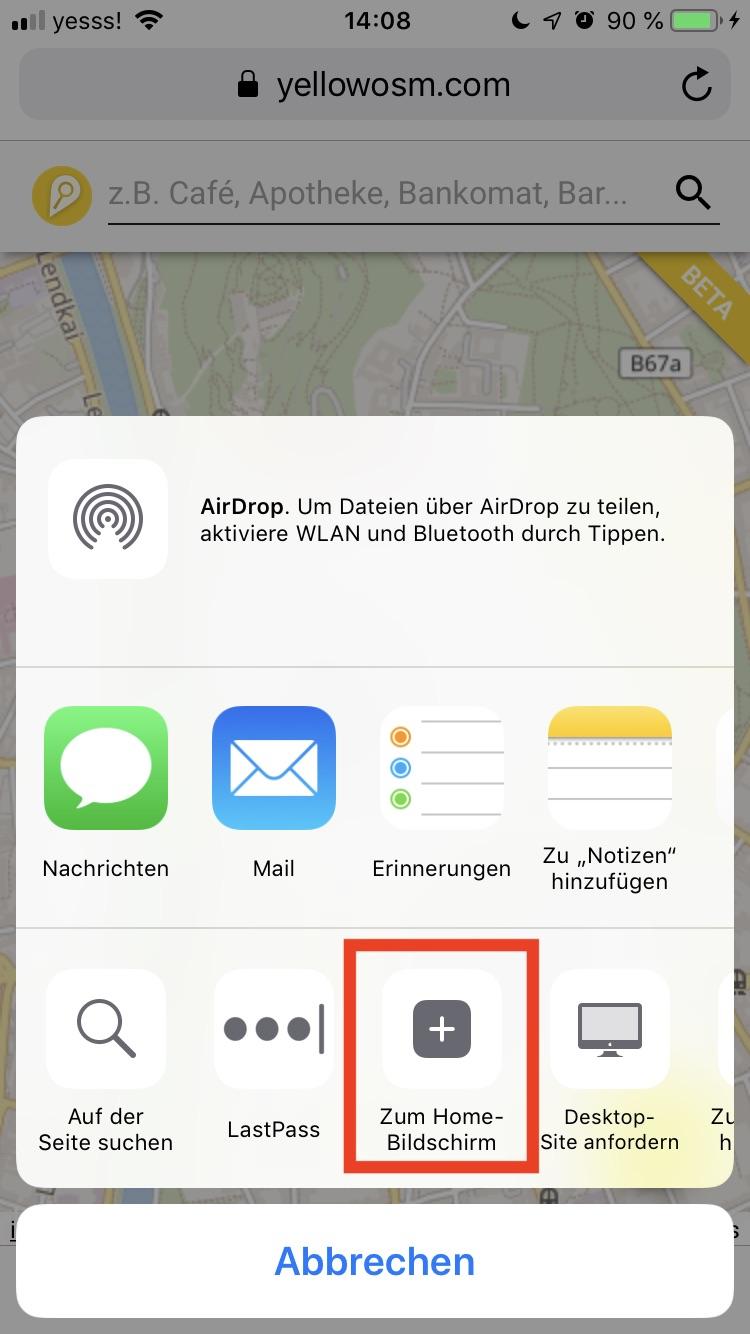 iOS Schritt 2
