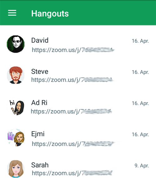 Hangouts Mentors