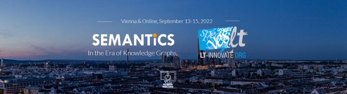 Semantics 2022 Conference in Vienne, September 13-15, 2022