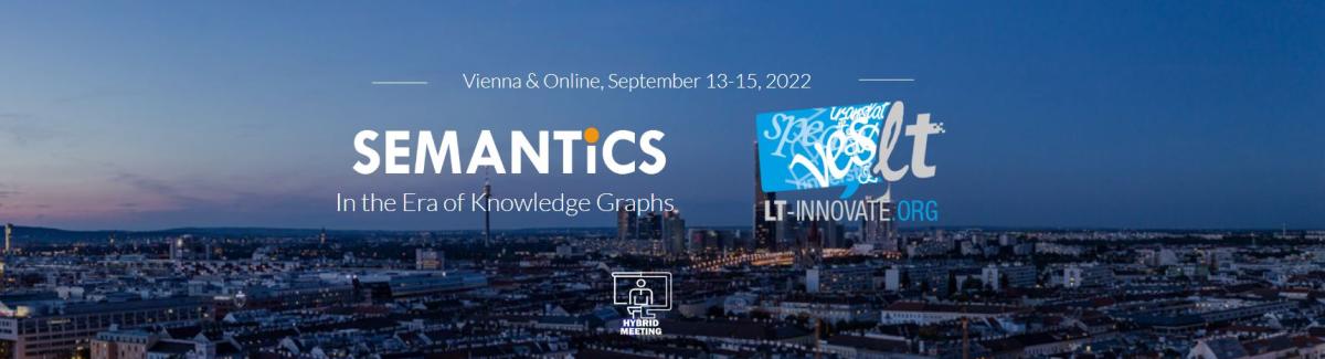 Semantics 2022 Conference in Vienne, September 13-15, 2022