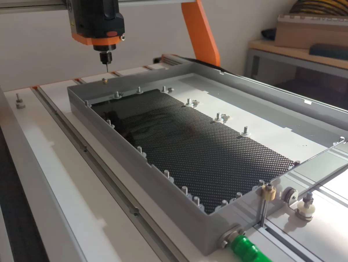 CNC Fräse mit Wasserbad