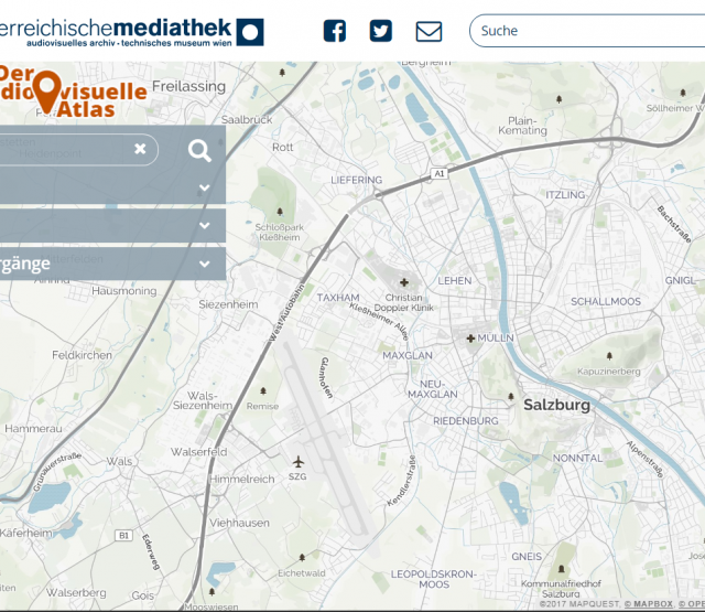 Audiovisueller Atlas der Mediathek © Karte: OpenStreetMap-Mitwirkende