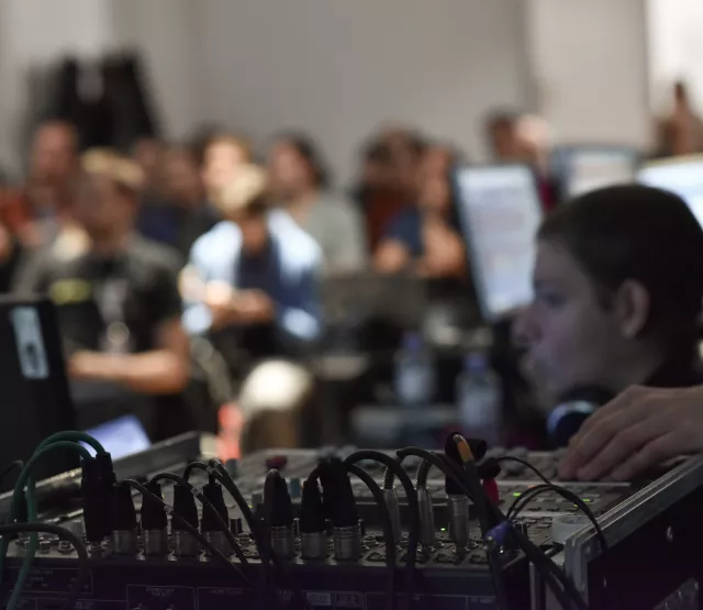 Das Publikum der Privacy Week. Bild von Chaos Computer Club Wien (C3W) 