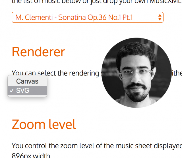 Open Sheet Music Display unterstützt jetzt SVG Rendering