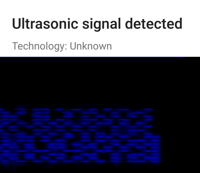 SoniControl detection dialog prototype