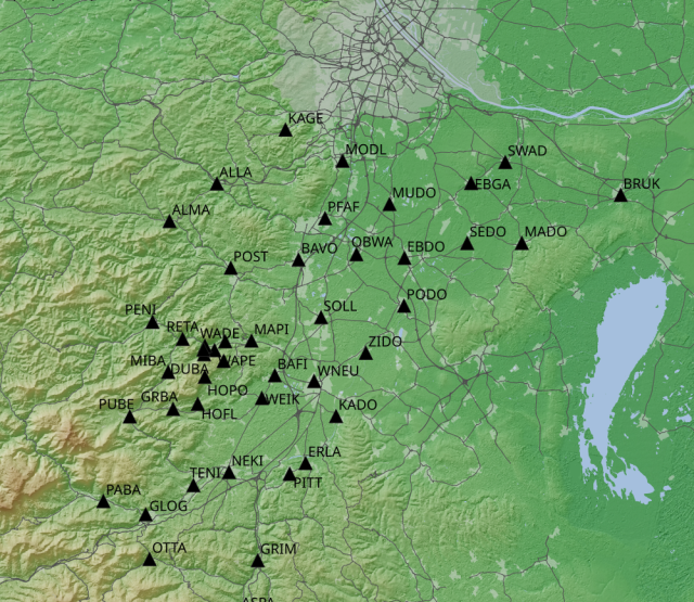 MSS network map.