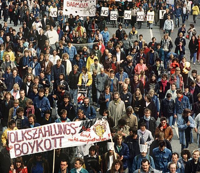 Protest gegen die Volkszählung 1983 in Deutschland