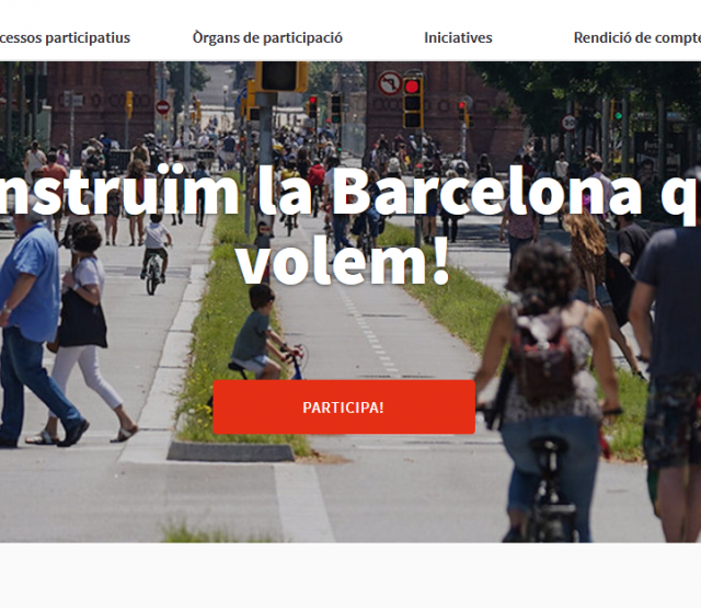 Plattform von Decidim Barcelona