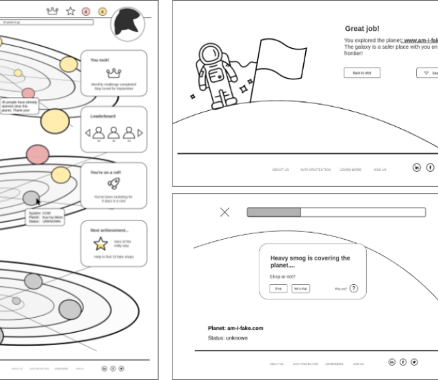 interaktive Prototypen zum Testen der Gamification Elemente