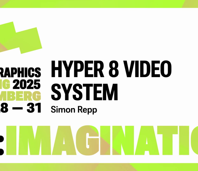 RE:IMAGINATION LIBRE GRAPHICS MEETINGS 2025 NUREMBERG MAY 28-31 HYPER 8 VIDEO SYSTEM Simon Repp
