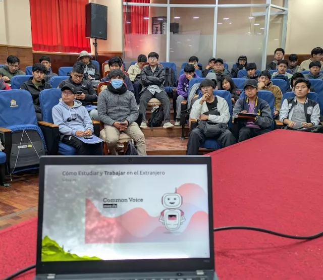 Event in Puno about the creacion of speech dataset for Quechua communities.