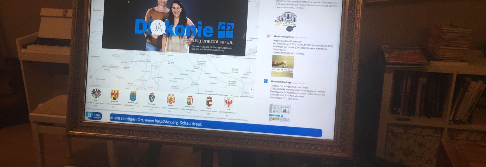 Screenshot des Social Impact Graphen