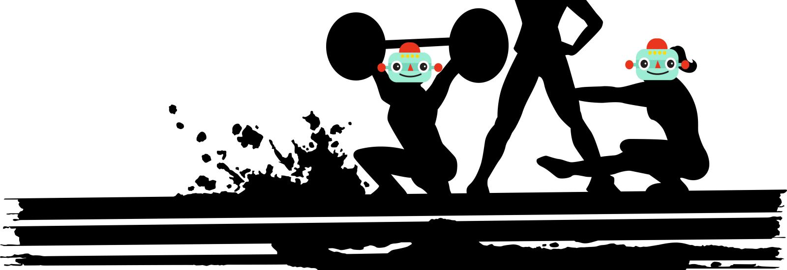 Bot im Krafttraining