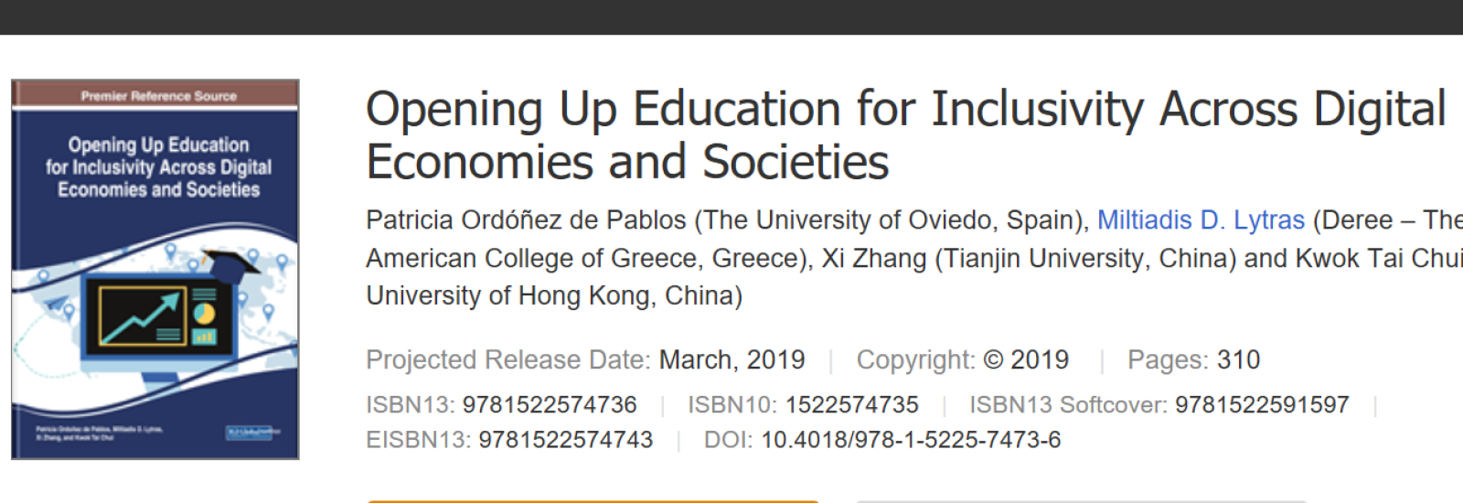 Screenshot-Auszug der Buch-Webseite des IGI Global Verlags (https://www.igi-global.com/book/opening-education-inclusivity-across-digital/207324?utm_source=m&utm_medium=ac&utm_campaign=bec_to_prod&utm_content=12.27.2018)