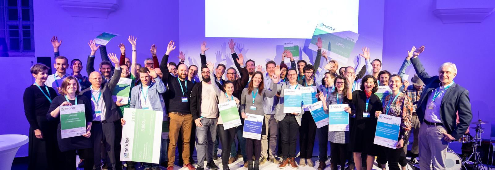 Gruppenbild der Geförderten