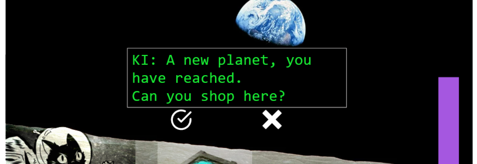 Mockup des Plugin-Spiels "Fake-Shop Explorer"