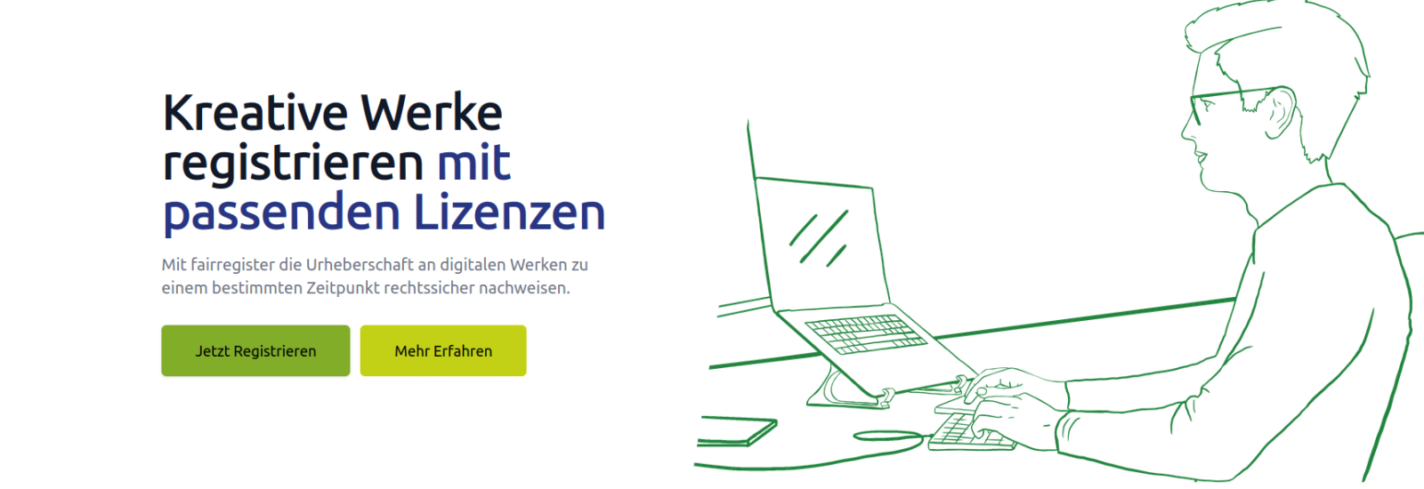 Frontend von fairregister