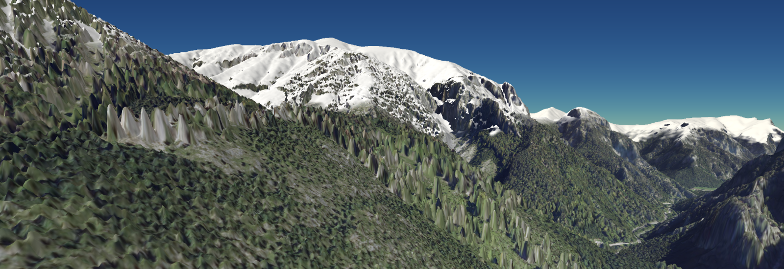 weBIGeo Rendering nahe dem Weichtalhaus