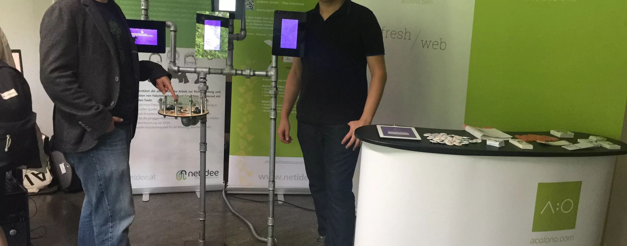 Hoaxly auf Ars Electronica