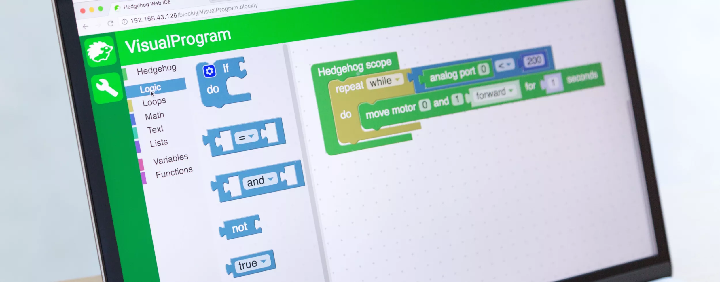 Visuelle Programmierumgebung