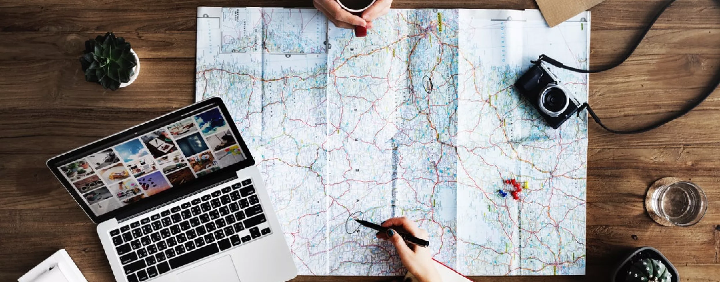 Früher auf der Karte, heute am Computer