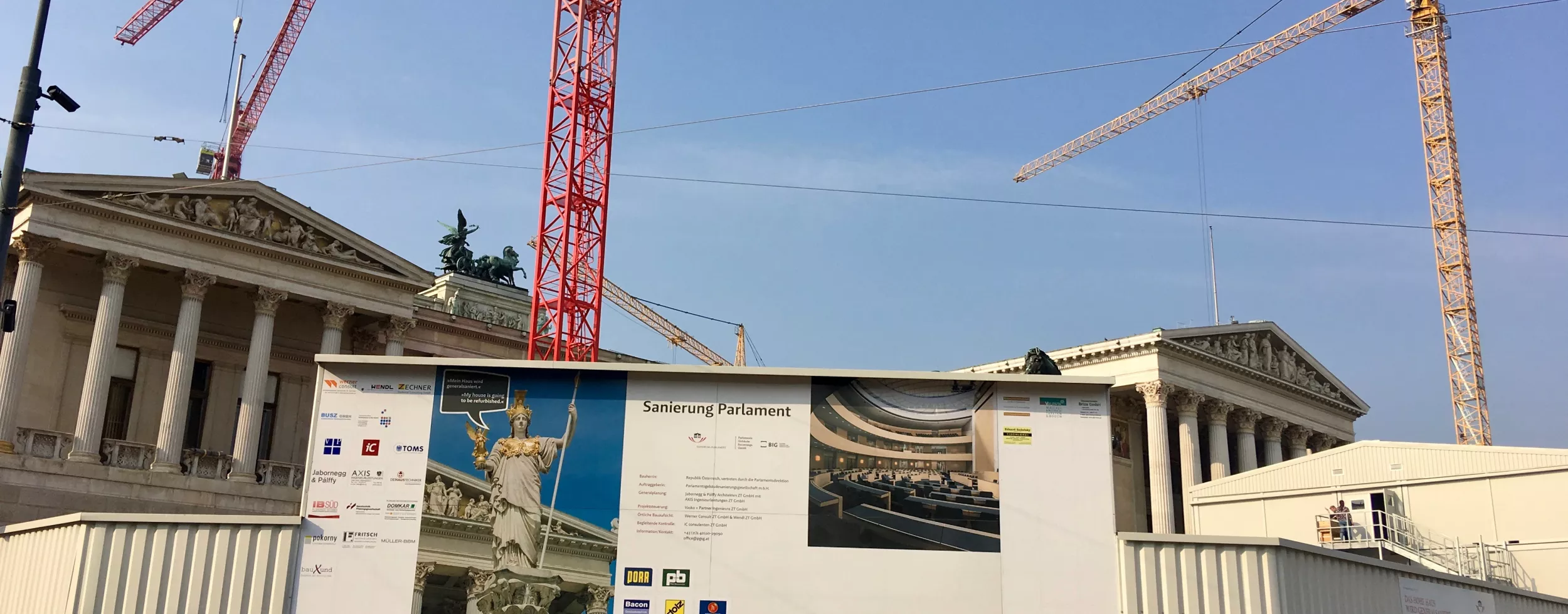 Renovierung des Parlaments