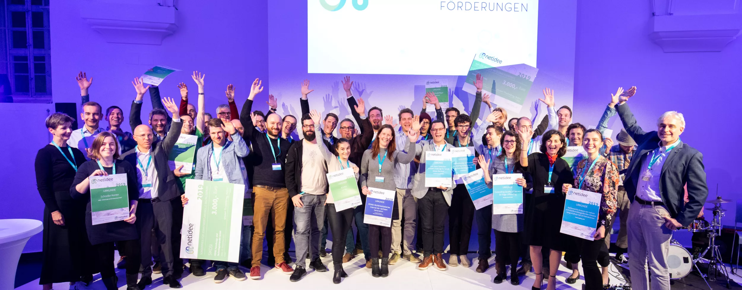 Gruppenbild der Geförderten