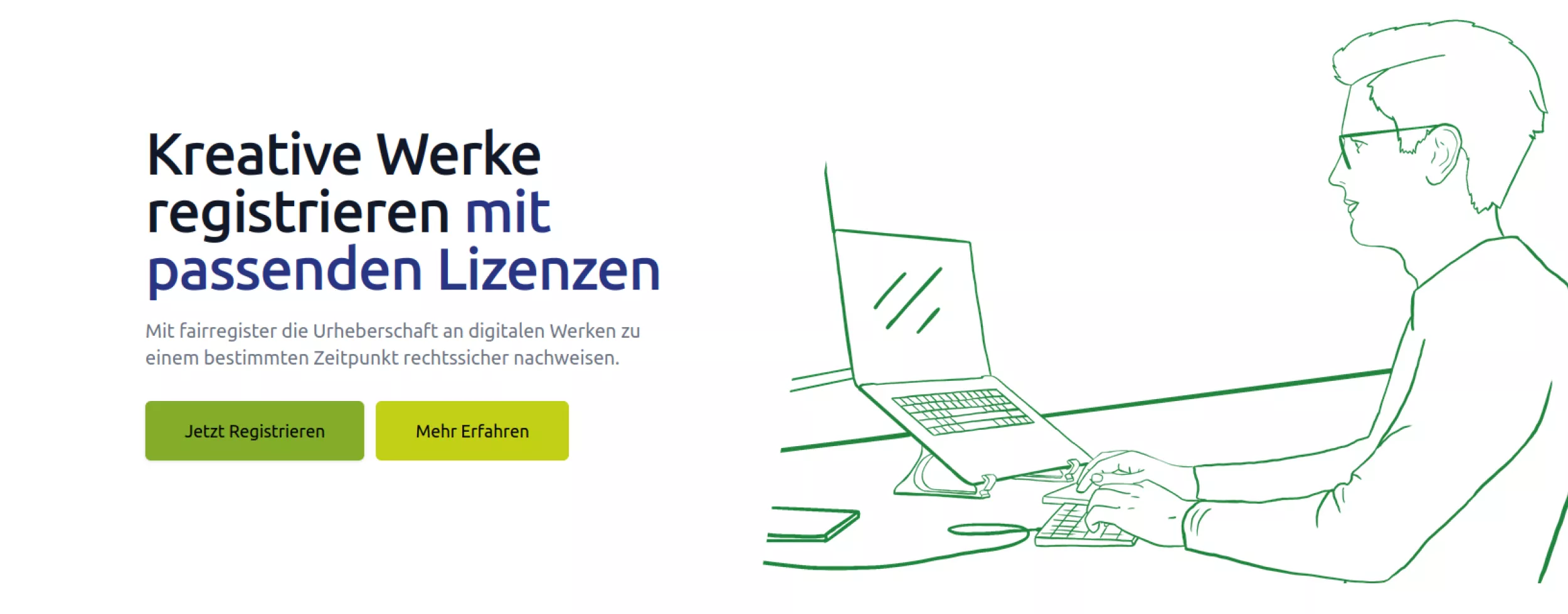 Frontend von fairregister